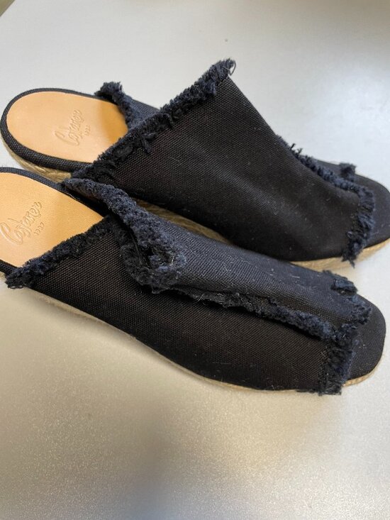 Castaner Shoes - CASTANER Women's Black Cloth Espadrilles Size 38